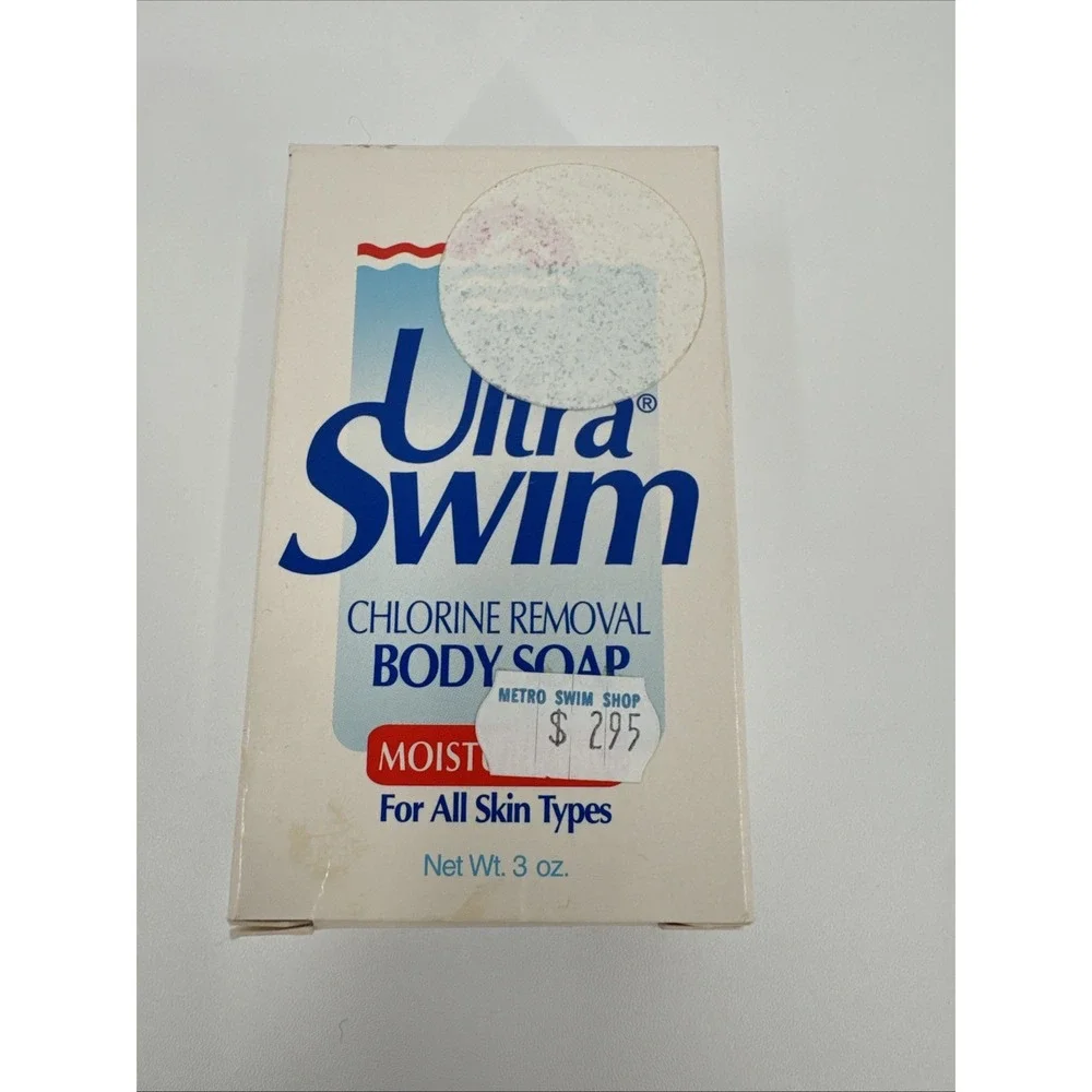 Ultra Swim Bar Soap Removes Chlorine Pool SEALED Deadstock Vtg Swimmers Skin‎